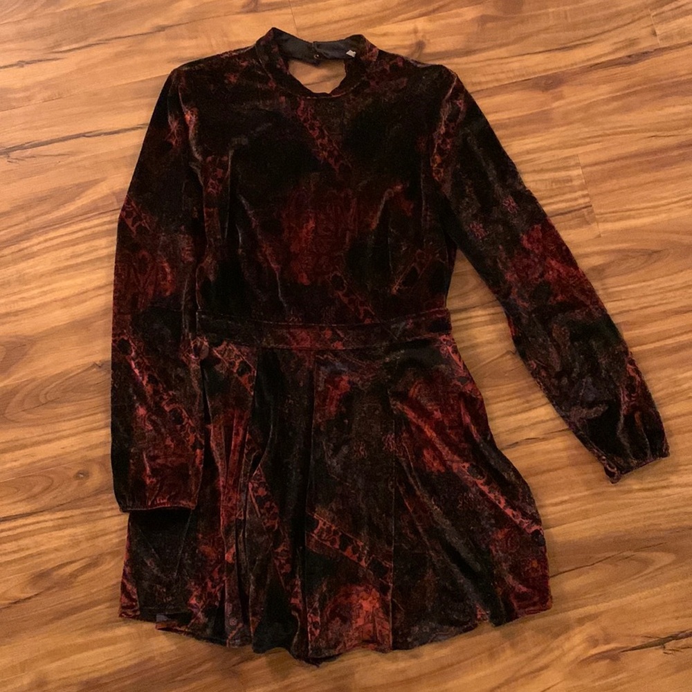 Free People Velvet Romper